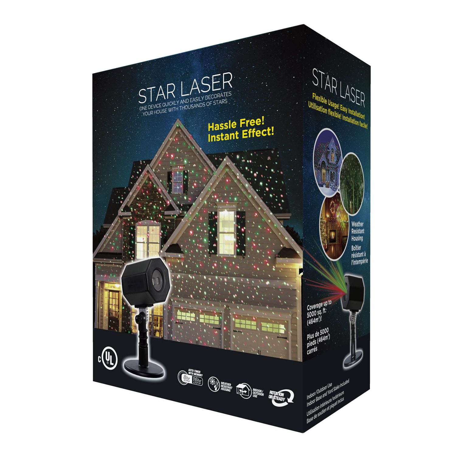 Holiday time Star Laser Light Walmart Canada